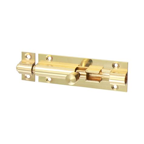 Timco Straight Barrel Bolt Polished Brass