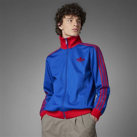 adidas Adicolor 70s Striped Track Top - Blue | adidas UAE