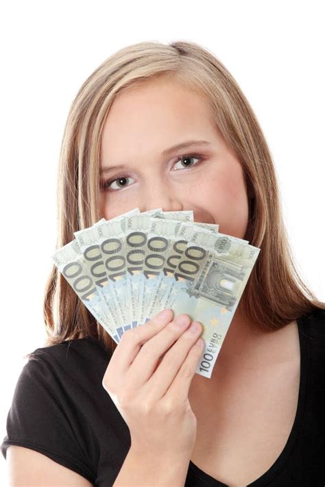 Teen Blonde Euro Stock Image Image Of Face Financial 16844067