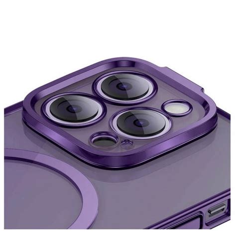 Baseus Glitter Series Magnetic Case for iP 14 Pro Purple Glass ...