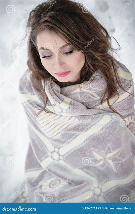Portrait Of An Attractive Brunette In The Forest Stock Image Image Of Hair Caucasian