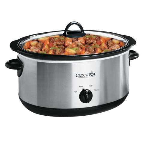 Crock Pot Scv700 Ss 7 Qt Slow Cooker Stainless Steel