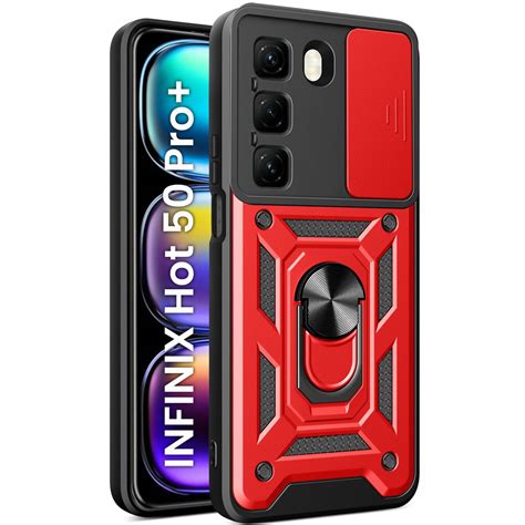 Etui Pancerne Do Infinix Hot Pro G Camshield Slide Czerwone Sklep Xgsm Pl