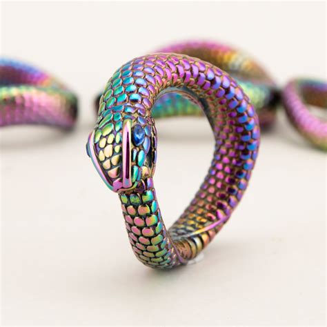 MATURE Mobius Rainbow Cock Ring Male Snake Shaped Glans Ring Masturbate Penis Ring Delay