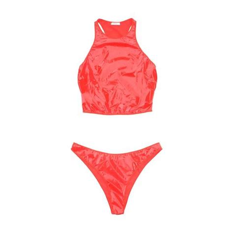Os Ree Swim Osree Latex Bikini Set Poshmark