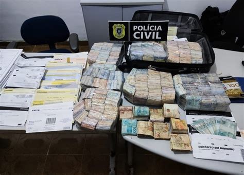 Polícia Civil apreende aproximadamente R 200 mil em possível esquema