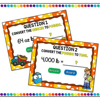 Converting Measurements of Weight Teacher vs Student Game by Teacher ...