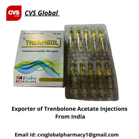 Trenabol Injection (Trenbolone Acetate) at Rs 350/vial | Trenbolone ...