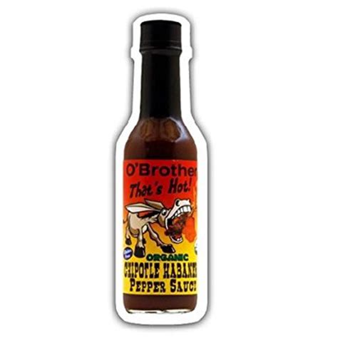 O Brothers Hot Sauce X Oz Chipotle Habanero Pep Sauce Walmart