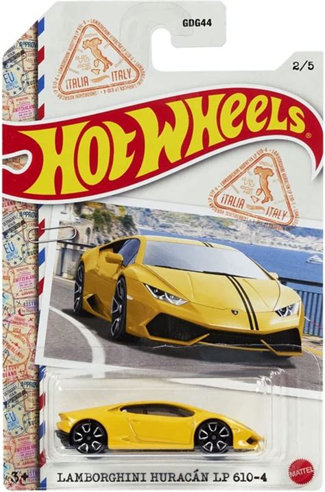 Hot Wheels Themed Lamborghini Huracan LP Vehículo de Juguete para niños a Partir de años