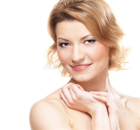 Verticale D Une Jeune Femme Blonde Image Stock Image Du Regard Mariez 28502433