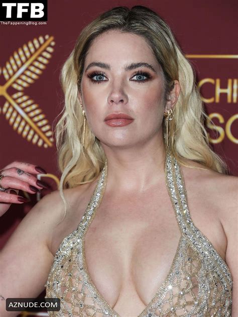 Ashley Benson Sexy Seen Displaying Her Hot Cleavage At The Darren Dzienciol And Richie Akiva