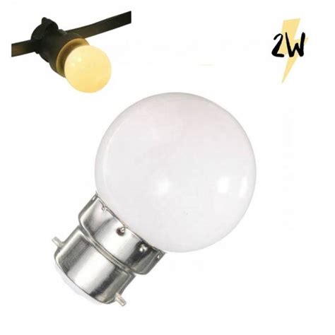 Ampoule guinguette pour guirlande E27 Vis et B22 baïonnette LED