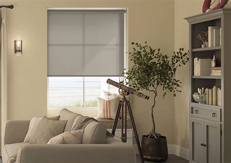 Roma Fr Beige Motorised Roller Blind 247blinds