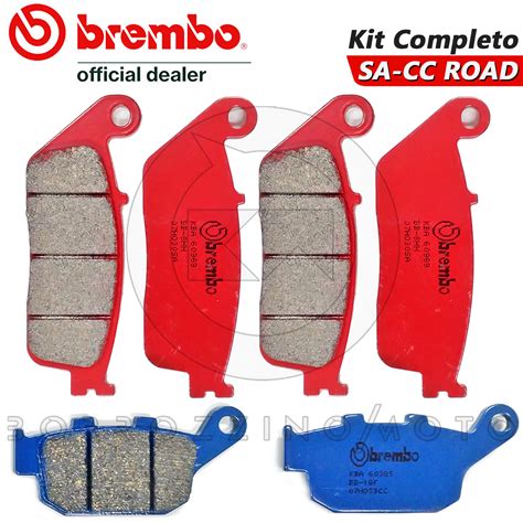 Kit Pastiglie Freno Brembo Sinter Anteriore Posteriore Kawasaki Z E