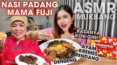 MAMA FUJI JUAL NASI PADANG MUKBANGIN SEMUA LAUKNYA YouTube