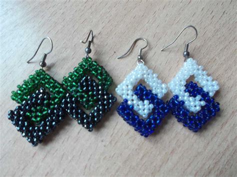 Идеи Для Сережек Из Бисера Лучшая Фото Подборка