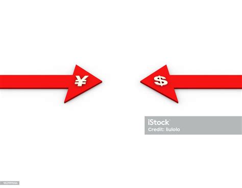 화살표와 통화 기호 무역 경쟁 대결 개념에 대한 스톡 사진 및 기타 이미지 개념 개발 경쟁 Istock