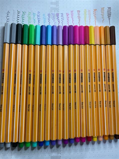 Stabilo Point 88 Hobbies And Toys Stationary And Craft Stationery
