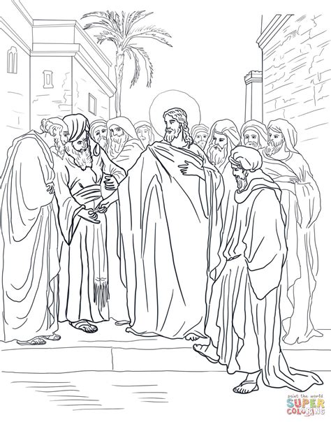 Holy Thursday Coloring Pages At Free Printable