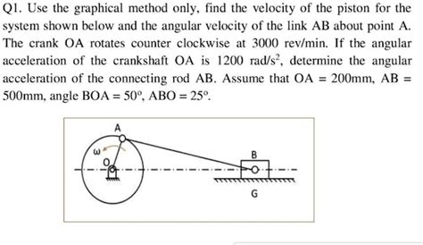 SOLVED Ql Use The Graphical Method Only Find The Velocity Of The