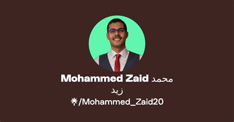 Mohammed Zaid محمد زيد Instagram Facebook TikTok Linktree