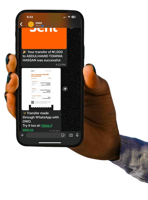 OWO - Send money with WhatsApp