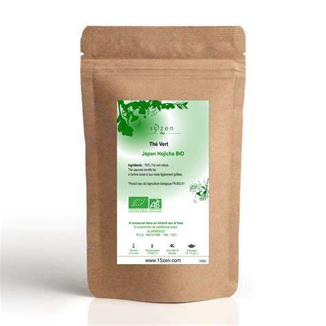 Th Vert Nature Hojicha Bio Zentea