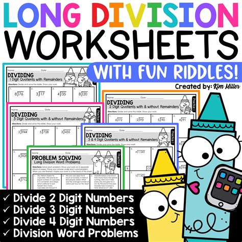 grade  maths worksheets division  long division  worksheets