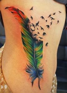 Feather Bird Tattoos Designs, Ideas and Meaning - Tattoos For You