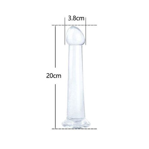 Plug Anal em Silicone Liso 20 0x3 8 cm Transparente Lolla Sex Shop Online Tudo para Saúde e
