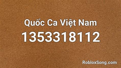 id nhac viet nam roblox tong hop id va huong  su dung moi nhat