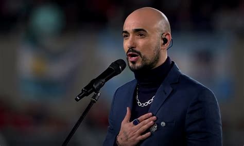 Reviví el Himno cantado por Abel Pintos en el partido de la selección