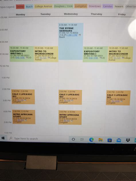Use this Rutgers schedule planner trick to get every class fast 11