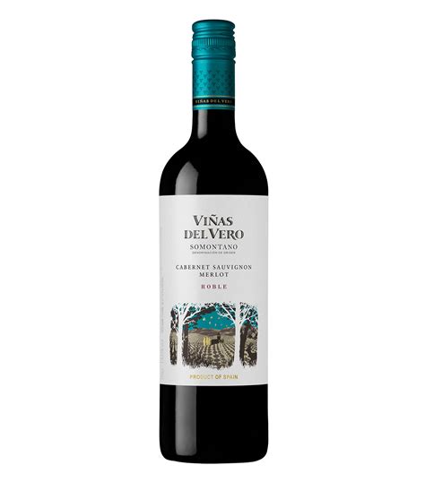 Viñas del Vero Vino Tinto Cabernet Sauvignon Merlot Roble 750 ml