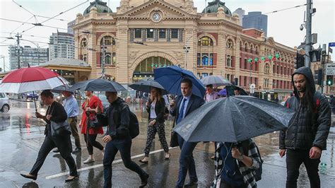 Melbourne Weather Heavy Rain Thunderstorms Flash Flooding To Hit Victoria Herald Sun