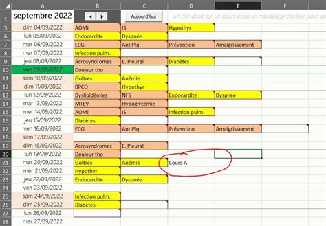 Planning De R Visions Excel