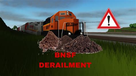 Roblox BNSF Train Derailment YouTube