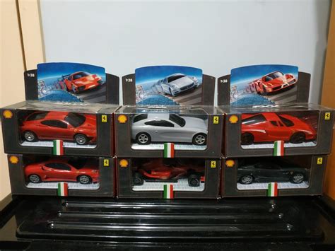 Hot Wheels Shell V Power Ferrari Model Car Full Set 興趣及遊戲 玩具 遊戲類 on Carousell