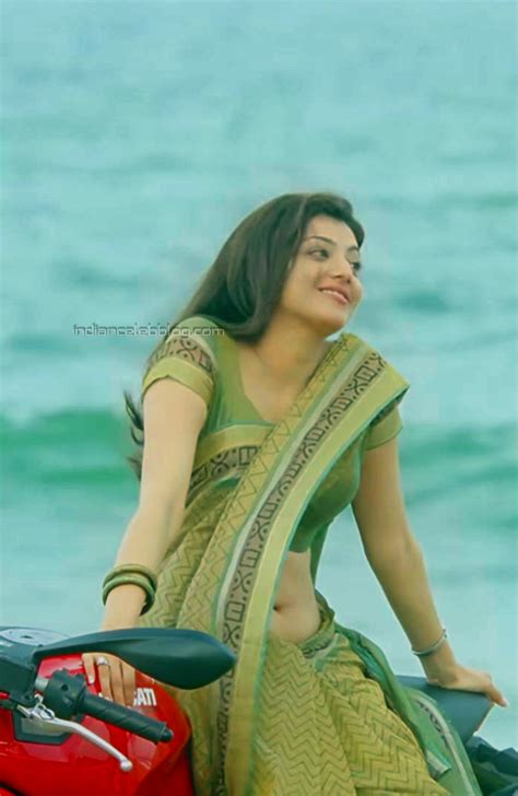 Kajal Aggarwal Maattraan Tamil 10 Hot Saree Navel Hd Caps Indiancelebblog