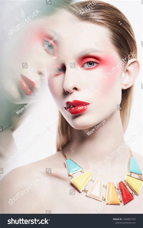 Studio Portrait Sexy Lady Blonde Hair Stock Photo Shutterstock