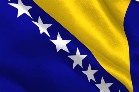 Premium Photo | Bosnia herzegovina national flag