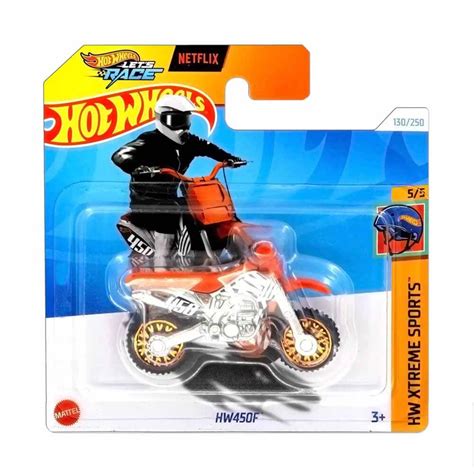 Hot Wheels HW450F Motosiklet Modeli HW Xtreme Sports 2024 Serisi Model Araç