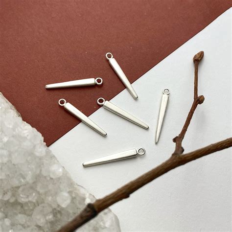 Brushed Spike Pendants - Wholesale Jewelry Components