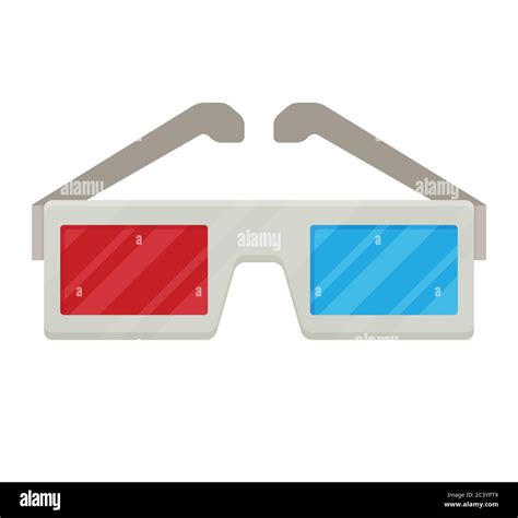 3d Glasses Vector Illustration Of Flat Stock Vector Image And Art Alamy