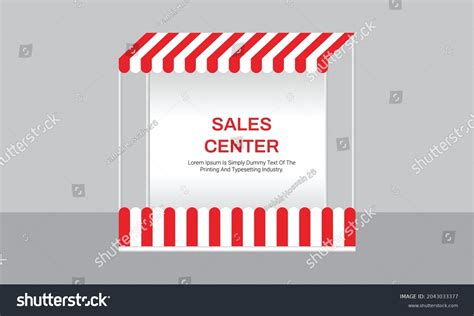 Open Air Stall Abstract Stall Online Shopping Royalty Free Stock