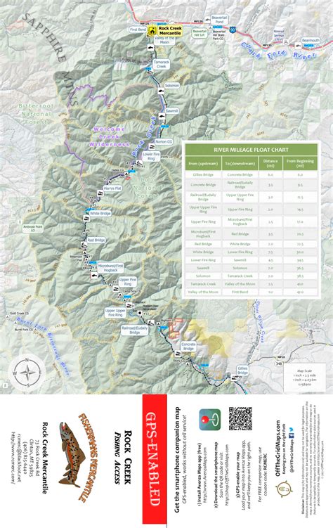 rock creek mercantile rock creek fishing access offthegridmaps montana