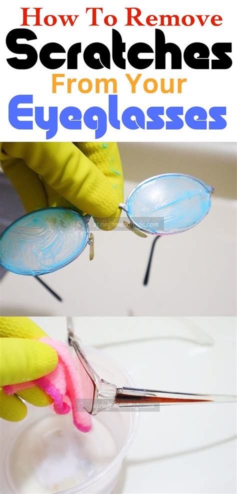 How To Remove Scratches From Eyeglasses Eyeglass Cleaning Eyeglasses Fix Scratched Glasses