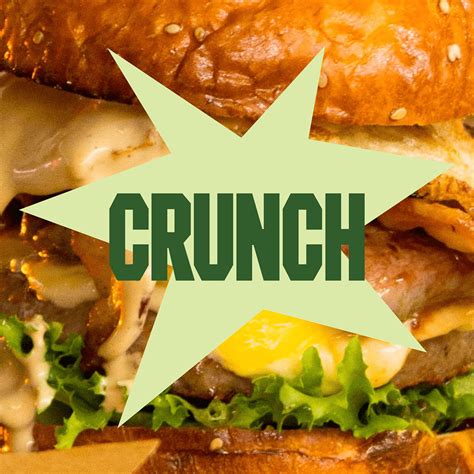 crunch brand identity behance