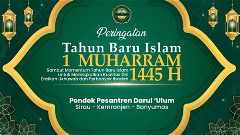 Peringatan Tahun Baru Islam H Pon Pes Darul Ulum Sirau Youtube